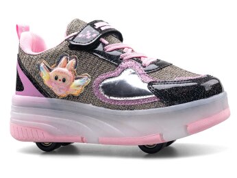 Carby 170 Filet Patenli Anrk - Siyah/Altın/Pembe T - 1