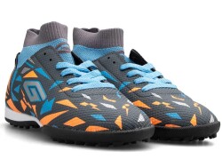 Dugana 2303 Merdane Halısaha Çoraplı - Füme/Turkuaz - Dugana