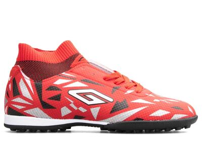 Dugana 2303 Merdane Halısaha Çoraplı - Kırmızı/Siyah - 1