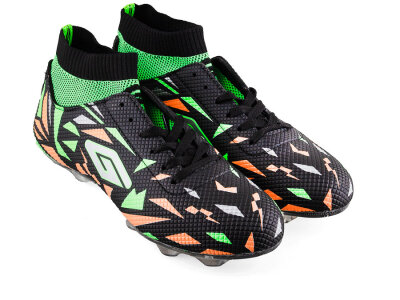 Dugana 2303 Merdane Krampon Çoraplı - Siyah/F. Yeşil - 2