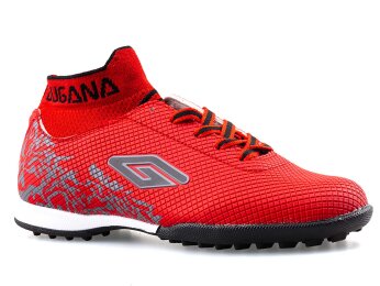 Dugana 2404 Garson Halısaha Çoraplı - Kırmızı/Siyah - Dugana