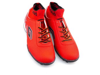 Dugana 2404 Garson Halısaha Çoraplı - Kırmızı/Siyah - Dugana