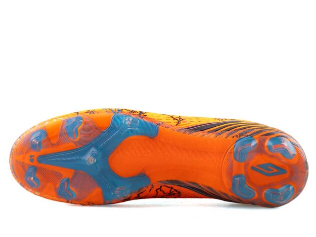 Dugana F50 Filet Krampon Çoraplı - Turuncu/Turkuaz - 4