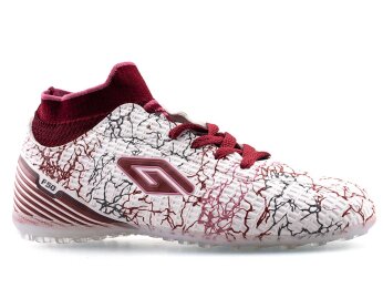 Dugana F50 Merdane Halısaha Çoraplı - Beyaz/Bordo - 5