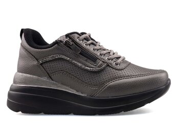 Flet 207 Zenne Delikli Cilt - Kurşun - Flet