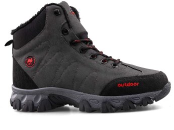 Jagulep 4057 Garson Bot - Füme/Kırmızı - Jagulep