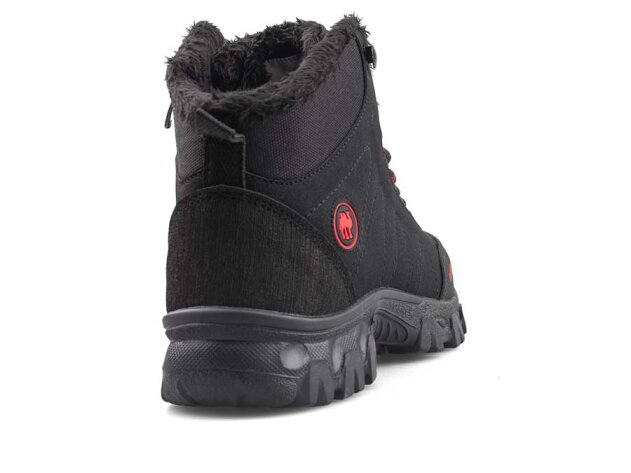 Jagulep 4057 Garson Bot - Siyah/Kırmızı/Siyah - 3