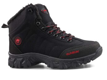 Jagulep 4057 Garson Bot - Siyah/Kırmızı/Siyah - Jagulep