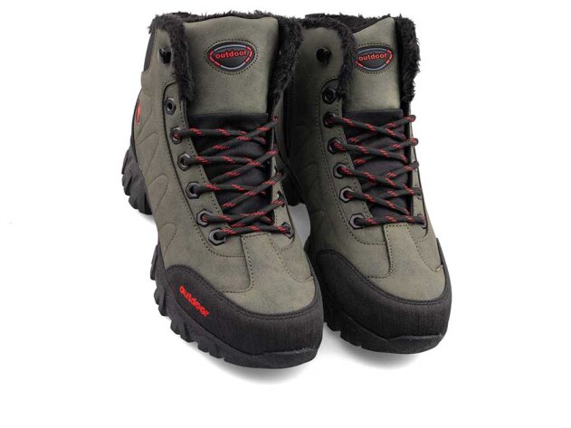 Jagulep 4057 Merdane Bot - Haki/Kırmızı - 2