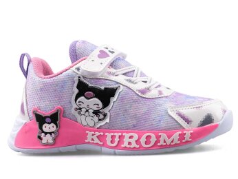 Kuromi 724 Patik Anrk Işıklı - Beyaz/Pembe - 1