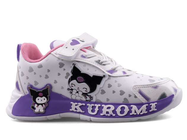 Kuromi 725 Filet Cilt - Beyaz/Lila - 1