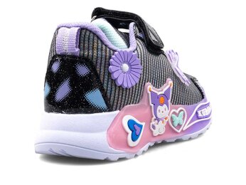 Kuromi 726 Filet-Patik Keten (26-33) - Siyah/Lila - 3