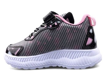 Kuromi 726 Filet-Patik Keten (26-33) - Siyah/Pembe - 2