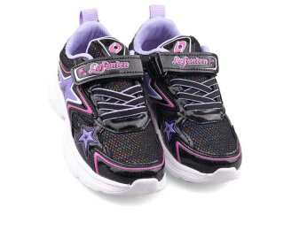 Lafonten 743 Patik Simli Rugan Anrk - Siyah/Lila - 2