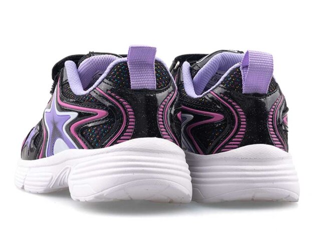 Lafonten 743 Patik Simli Rugan Anrk - Siyah/Lila - 3