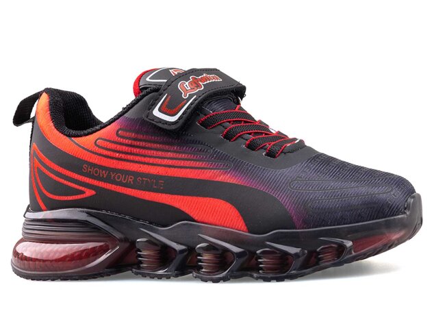 Lafonten 744 Patik Şeffaf Su İtici - Siyah/Kırmızı - 1