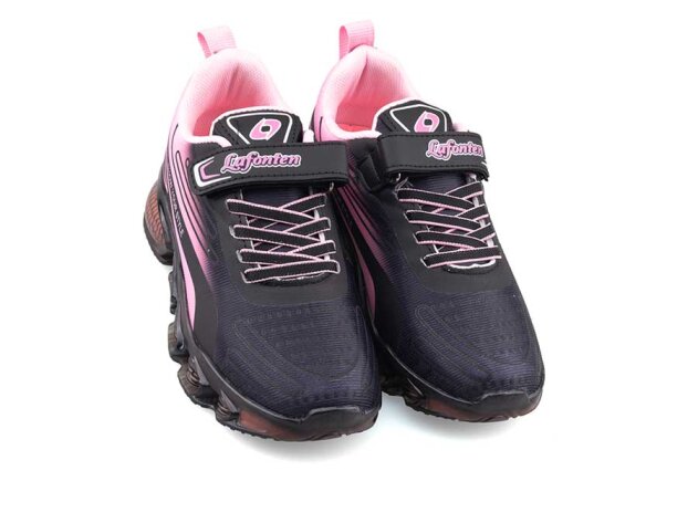 Lafonten 744 Patik Şeffaf Su İtici - Siyah/Pembe - 2