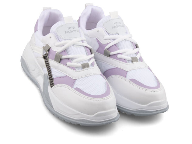 Lambırlent 9950 Zenne Anrk - 4 Beyaz/Lila/Beyaz/Açık Gri T. - 2