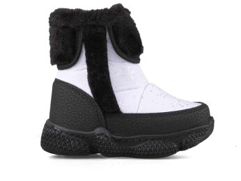 Lepetit 135 Bebe Kar Bot Kürklü - 13 Beyaz/Siyah T - 1