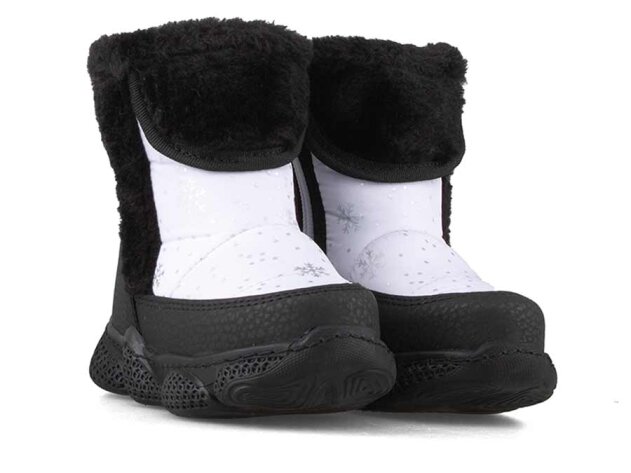 Lepetit 135 Bebe Kar Bot Kürklü - 13 Beyaz/Siyah T - 2