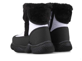 Lepetit 135 Bebe Kar Bot Kürklü - 13 Beyaz/Siyah T - 3