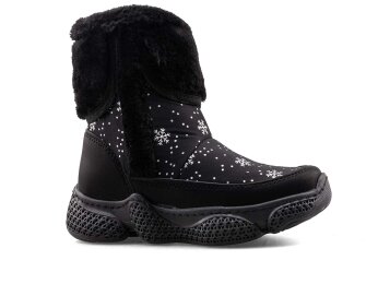 Lepetit 145 Patik Kar Bot - 14 Siyah/Siyah/Taşlı - 1