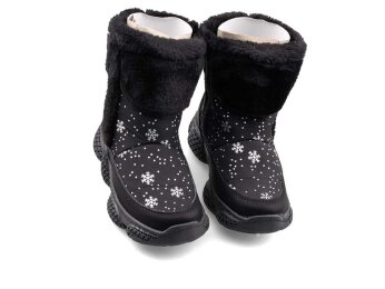 Lepetit 145 Patik Kar Bot - 14 Siyah/Siyah/Taşlı - 2