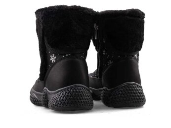 Lepetit 145 Patik Kar Bot - 14 Siyah/Siyah/Taşlı - 3