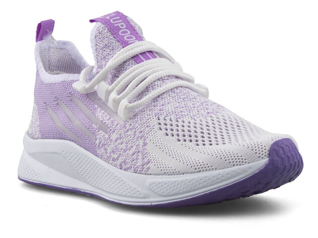 Lupoon 507 Garson Triko Aqua - Beyaz/Lila - 1