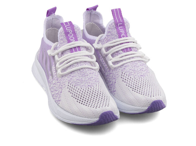 Lupoon 507 Garson Triko Aqua - Beyaz/Lila - 2