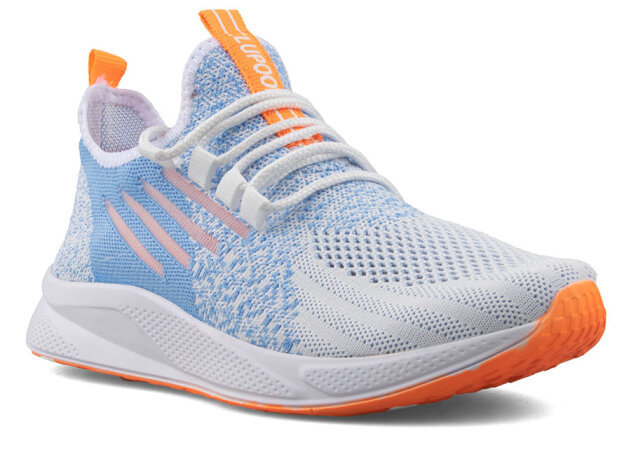 Lupoon 507 Garson Triko Aqua - Beyaz/Oranj - 1