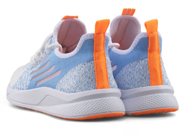 Lupoon 507 Garson Triko Aqua - Beyaz/Oranj - 3