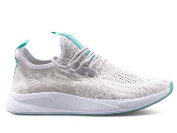 Lupoon 507 Merdane Triko Aqua - Beyaz/Su Yeşili - Lupoon