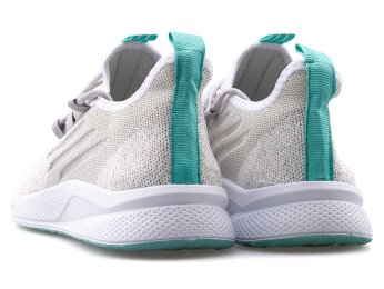 Lupoon 507 Merdane Triko Aqua - Beyaz/Su Yeşili - 3