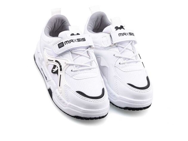 Maxsis 514 Patik Anrk Işıklı - Beyaz/Siyah - 2