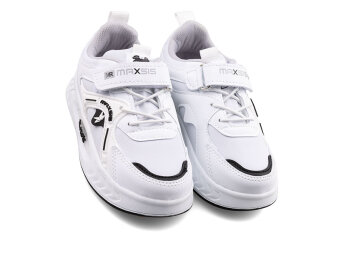 Maxsis 614 Patik Cilt Işıklı - Beyaz/Siyah - Maxsis