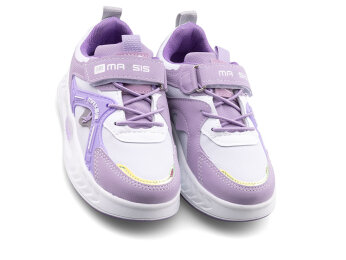 Maxsis 614 Patik Cilt Işıklı - Lila/Beyaz - 2