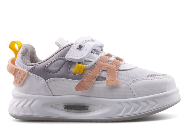 Maxsis 615 Patik Cilt Işıklı - Beyaz/Pudra - 1