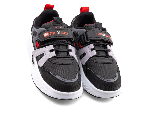 Maxsis 615 Patik Cilt Işıklı - Siyah/Füme/Kırmızı - 2