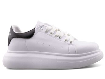 Mc Jamper 2270-1 Merdane Cilt - Beyaz/Siyah - Mc Jamper