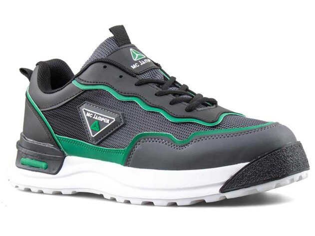 Mc Jamper 2271 Merdane Triko - Füme/Siyah/Yeşil - 1