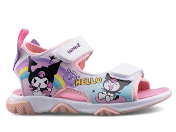 Middo 2025 Kuromi Patik Sandalet - Pembe/Beyaz - Middo