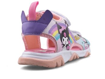 Middo 2025 Kuromi Patik Sandalet - Pembe/Beyaz - 3