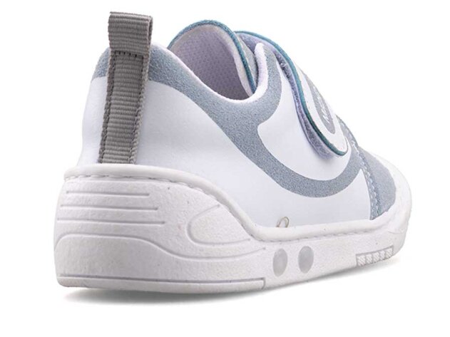 Middo Oki Bebe Süet - Beyaz/Mavi - 3