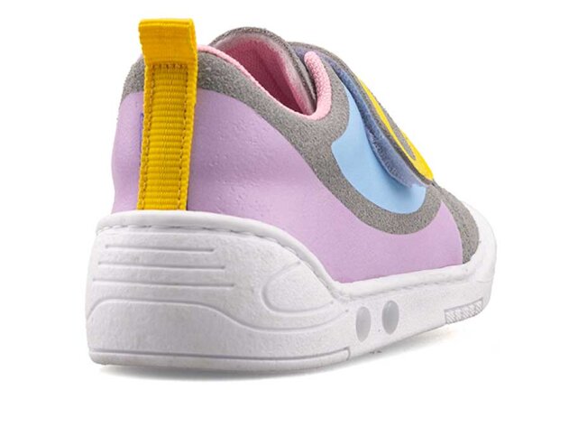 Middo Oki Bebe Süet - Gri/Pembe - 3