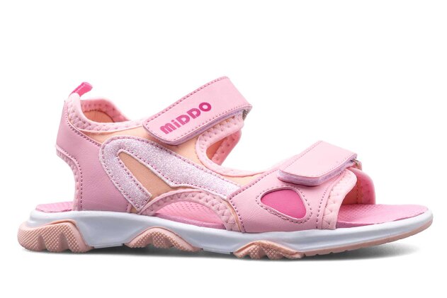 Middo Roy Filet Sandalet - Pembe - 1