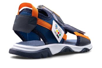 Middo Şeritli Filet Sandalet - Laci/Turuncu - 3