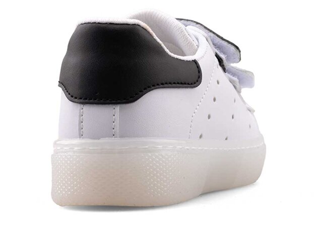 Middo Sonya Patik Cilt Işıklı - Beyaz/Beyaz/Siyah - 3