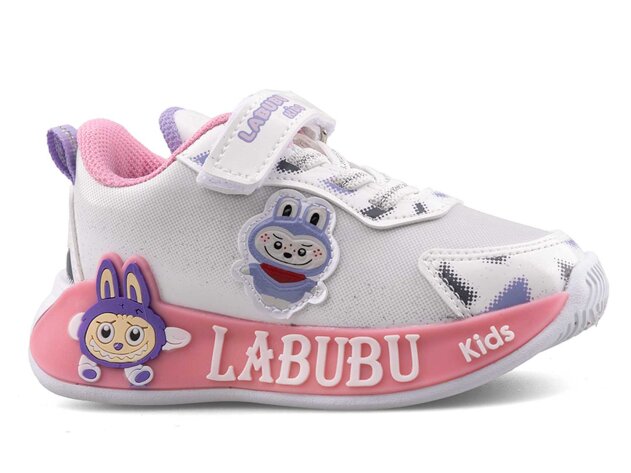 Miniyo 624 Bebe Cilt Işıklı - Beyaz/Pembe - 1