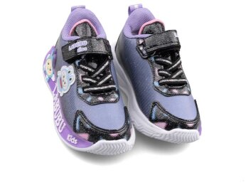 Miniyo 624 Bebe Cilt Işıklı - Siyah/Lila - 2